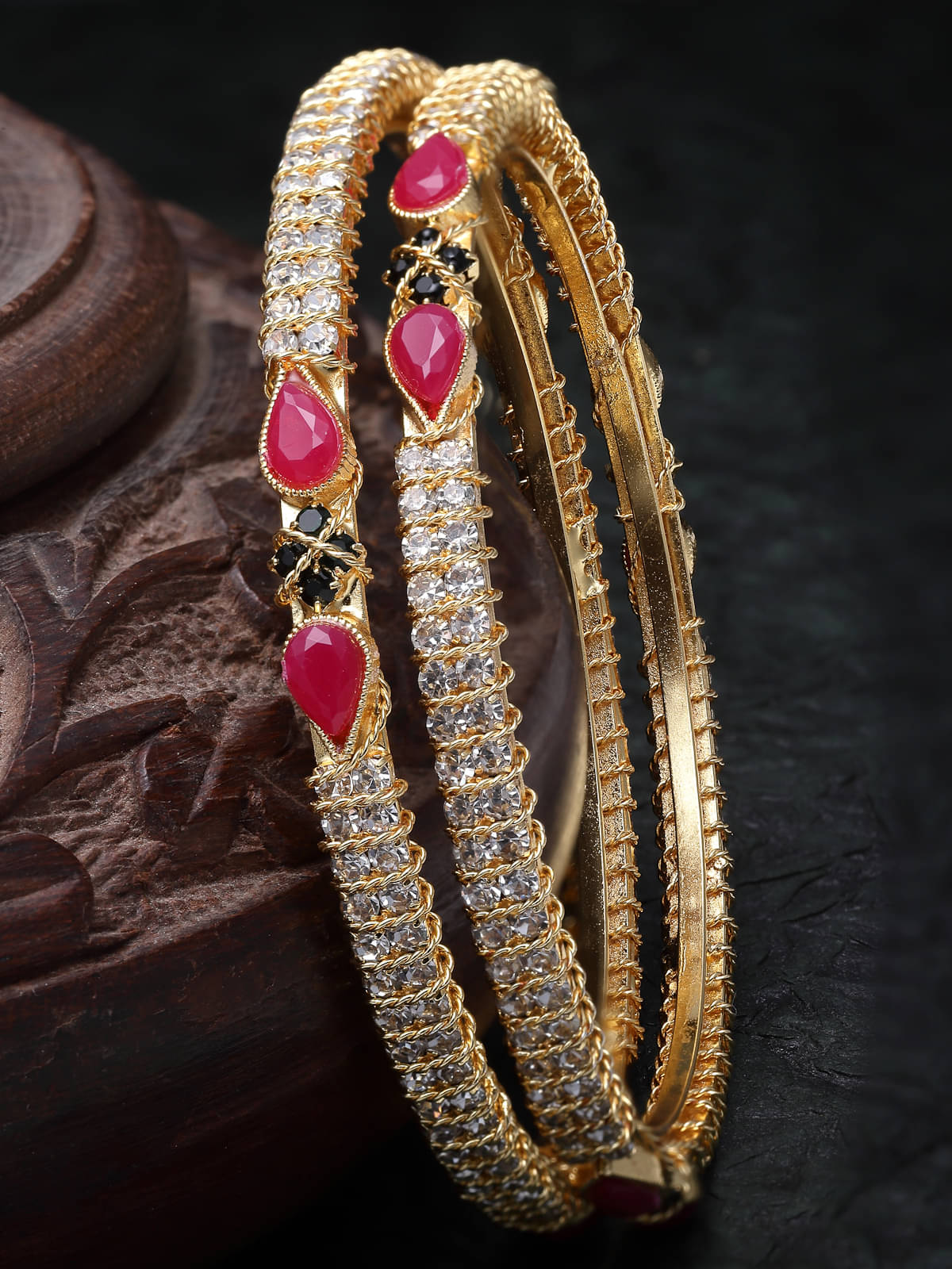     			Sukkhi Multicolor Bangle Set ( Pack of 2 )
