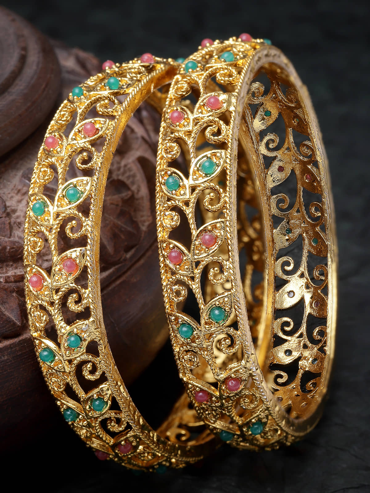 Sukkhi Multicolor Bangle Set ( Pack of 2 ) - Bangles & Bracelets | Buy online on ZillyBuy