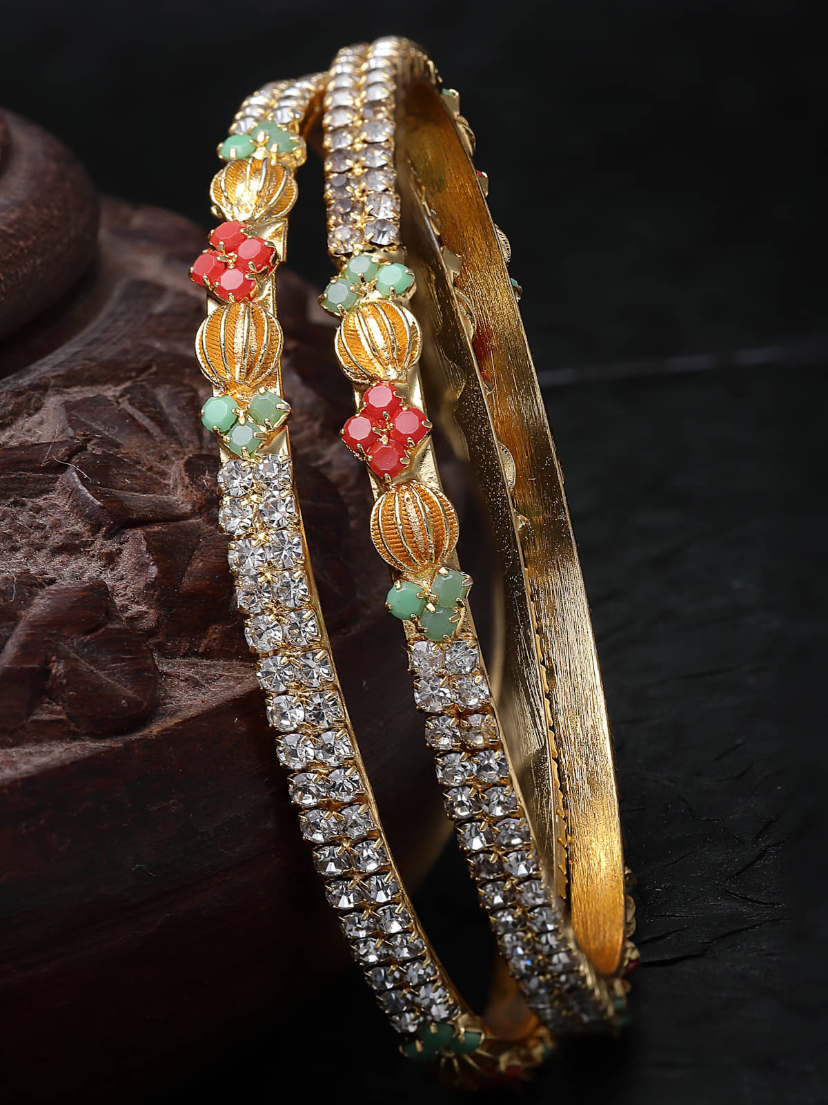 Sukkhi Multicolor Bangle Set ( Pack of 2 ) Sukkhi Multicolor Bangle Set ( Pack of 2 )