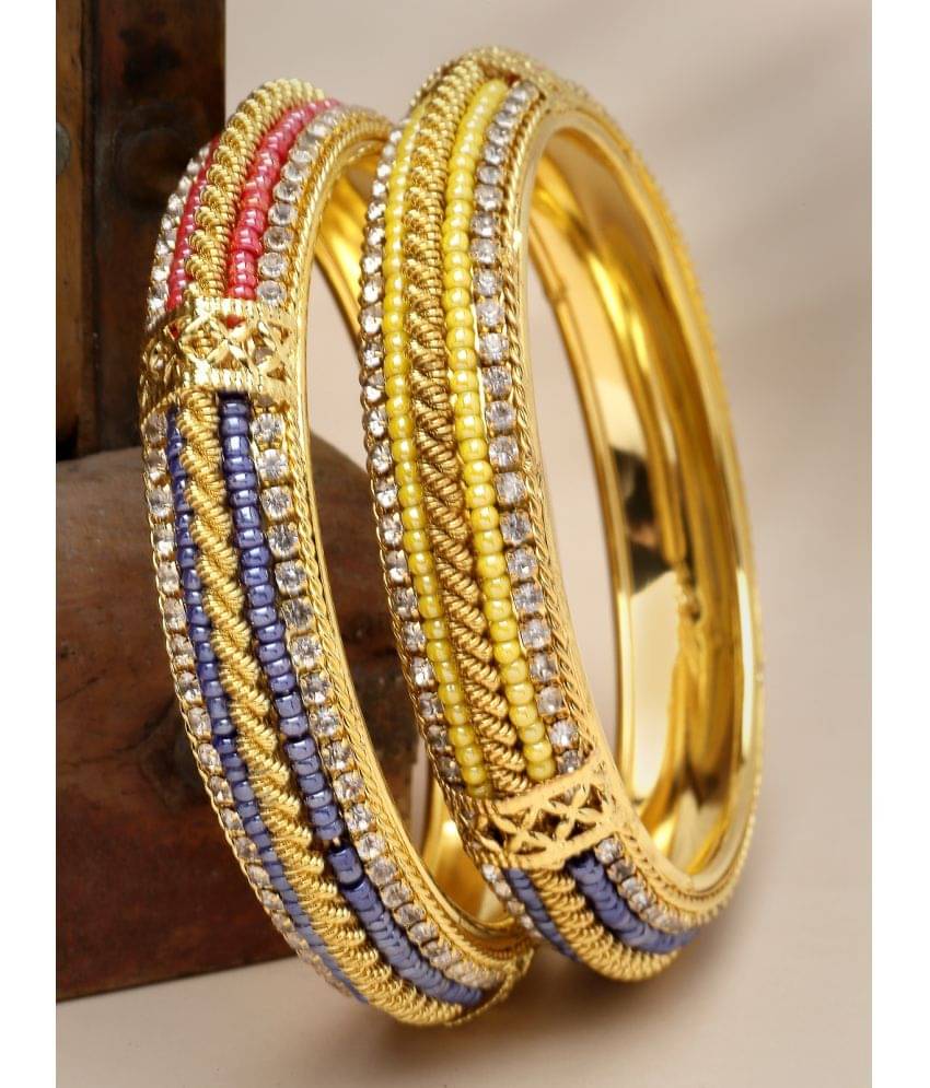     			Sukkhi Multicolor Bangle Set ( Pack of 2 )