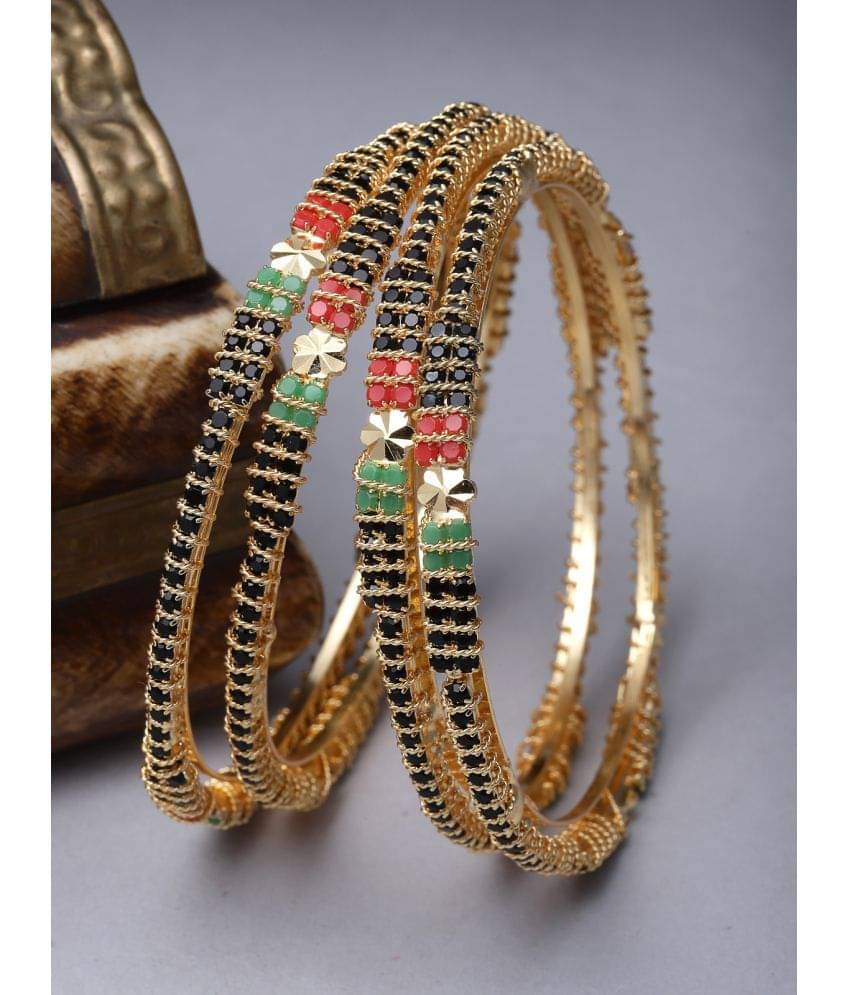 Sukkhi Multicolor Bangle Set ( Pack of 4 ) Sukkhi Multicolor Bangle Set ( Pack of 4 )