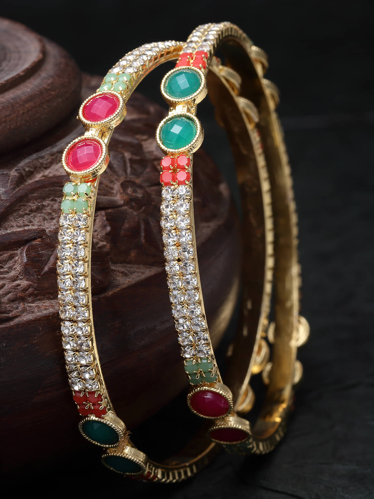 Sukkhi Multicolor Bangle Set ( Pack of 2 ) Sukkhi Multicolor Bangle Set ( Pack of 2 )