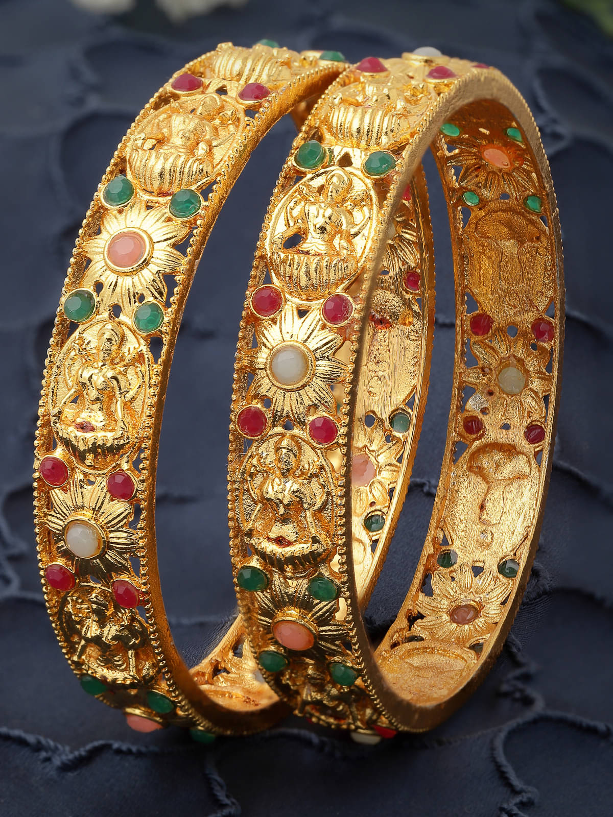     			Sukkhi Multicolor Bangle Set ( Pack of 2 )