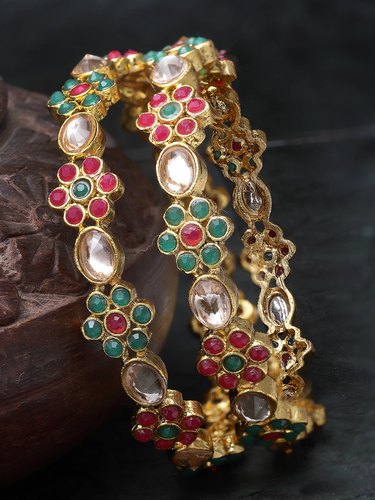 Sukkhi Multicolor Bangle Set ( Pack of 2 ) Sukkhi Multicolor Bangle Set ( Pack of 2 )