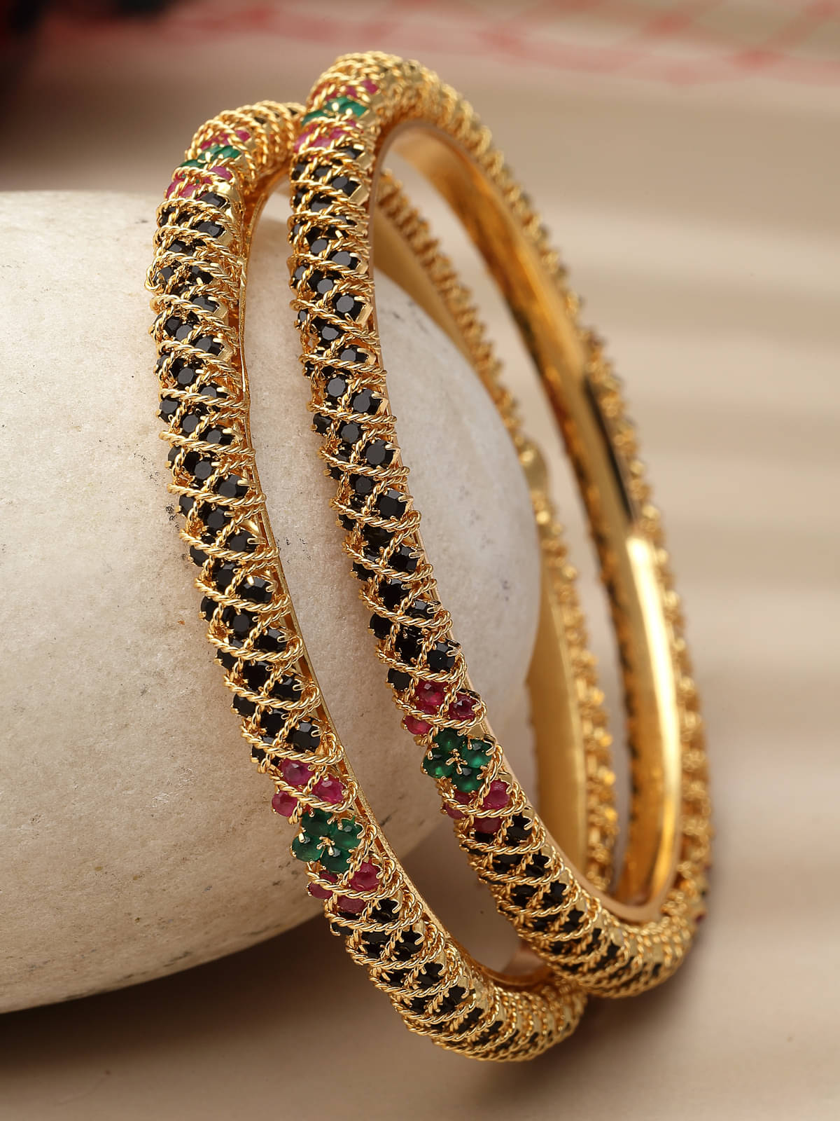 Sukkhi Red Bangle Set ( Pack of 2 ) Sukkhi Red Bangle Set ( Pack of 2 )