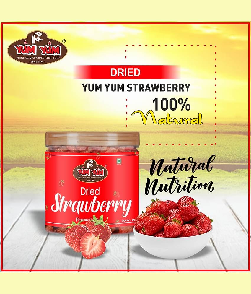 YUM YUM Dried Strawberry 200g Strawberries (200 g)