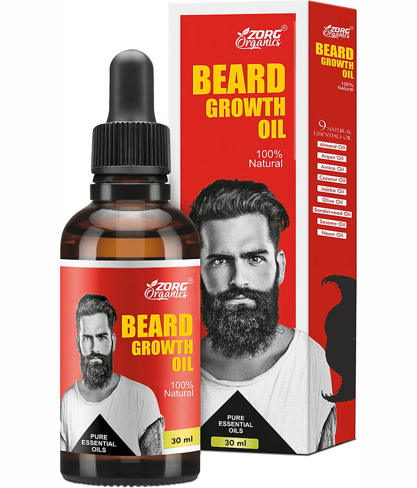 Zorg Organics 30mL Promotes Beard Growth Beard Oil ( Pack of 1 ) - Beard Care and Tools | Buy online on ZillyBuy