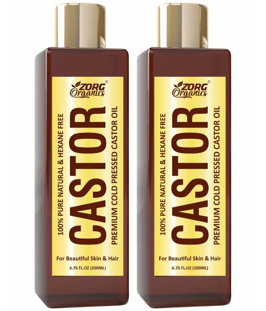     			Zorg Organics Hair Growth Castor Oil 400 ml ( Pack of 2 )