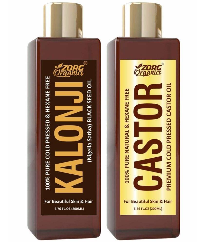     			Zorg Organics Hair Growth Castor Oil 400 ml ( Pack of 2 )