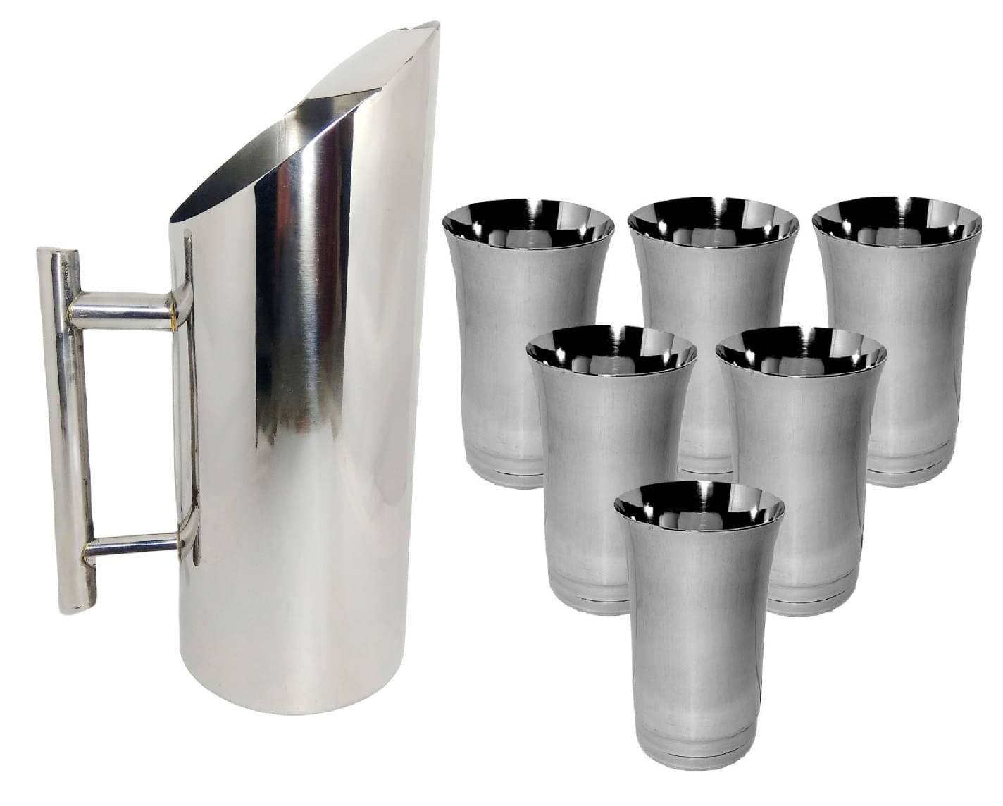 A & H ENTERPRISES Daily Use Water Jug Stainless Steel Jug and Glass Combo 1500 mL A & H ENTERPRISES Daily Use Water Jug Stainless Steel Jug and Glass Combo 1500 mL