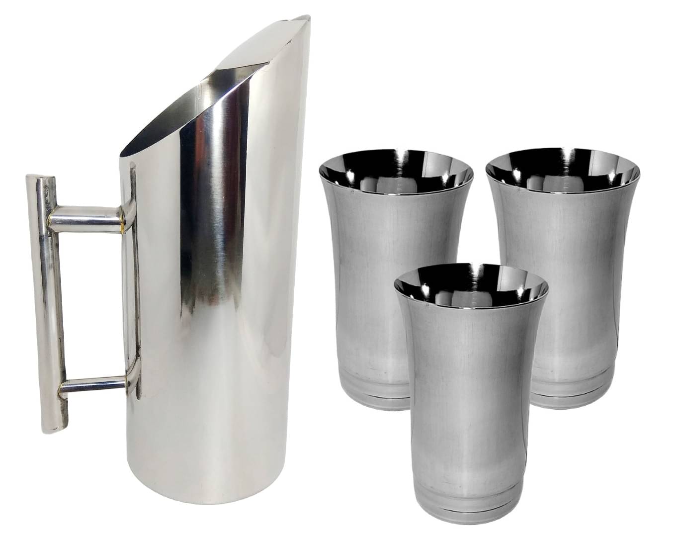 A & H ENTERPRISES Water Jug Daily Use Stainless Steel Jug and Glass Combo 1500 mL A & H ENTERPRISES Water Jug Daily Use Stainless Steel Jug and Glass Combo 1500 mL