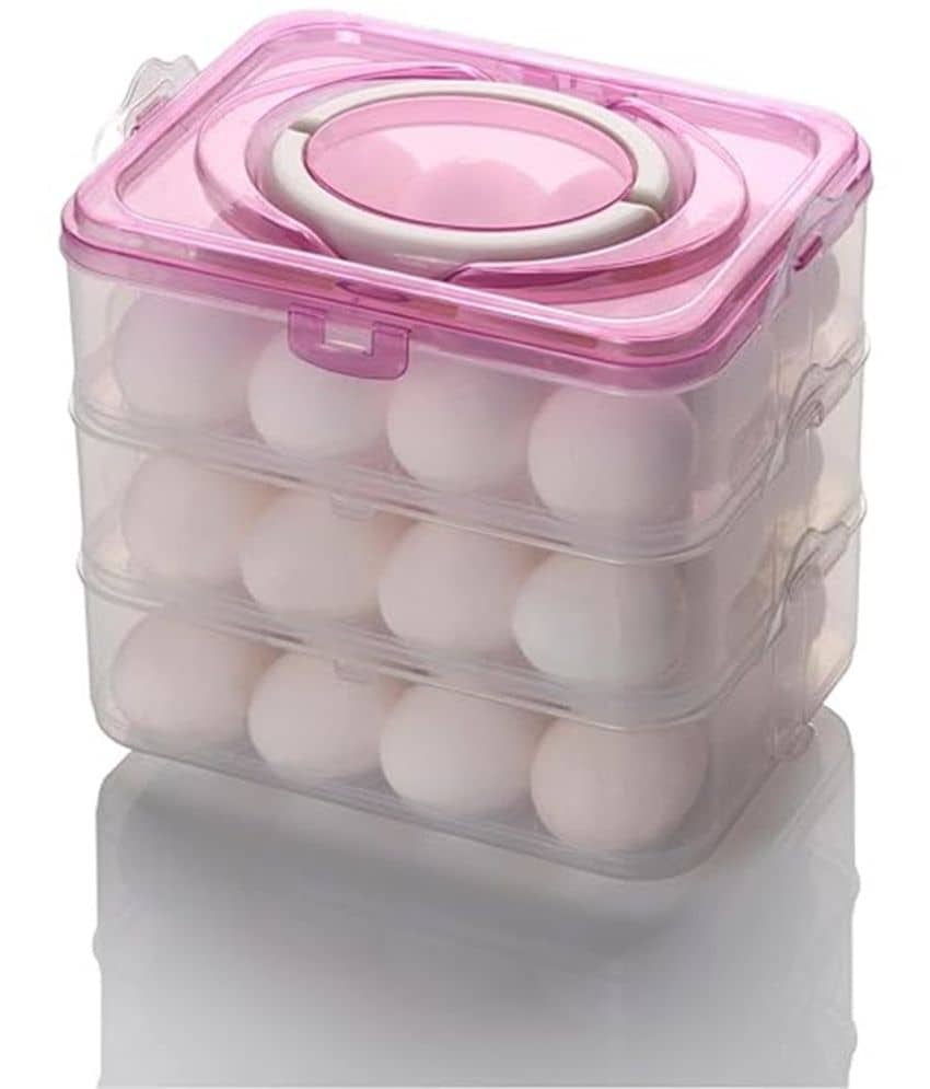 iview kitchenware 36 Separator Refrigerator Egg Storage Container/Egg Box/ Egg storage basket with Carry Holder