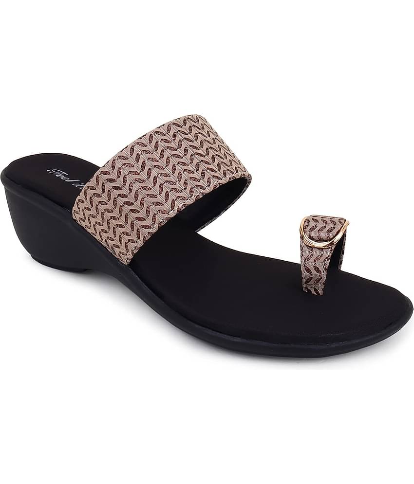 Feel It Black Women's Slip On Heels