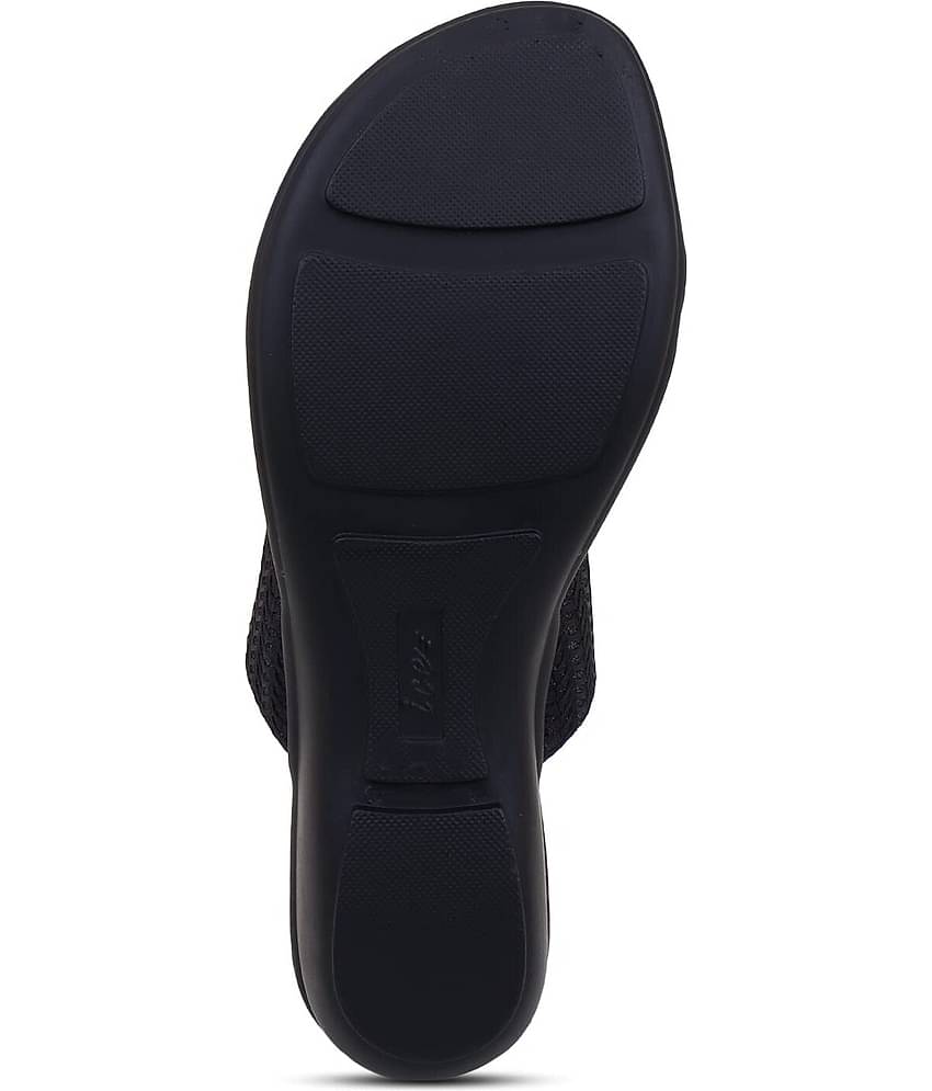 Feel It Black Women's Slip On Heels