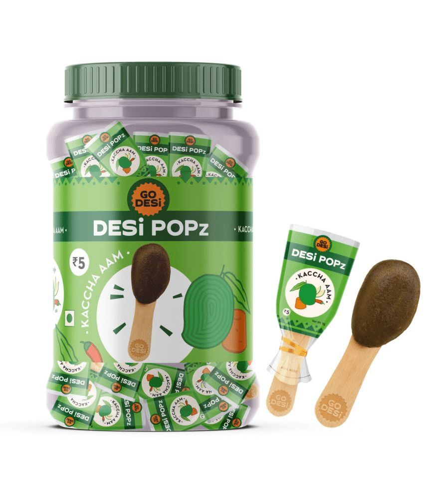 GO DESi Kaccha Aam, 100 Pieces, Aam Candy, Desi Popz, Lollipops, 800 gm GO DESi Kaccha Aam, 100 Pieces, Aam Candy, Desi Popz, Lollipops, 800 gm