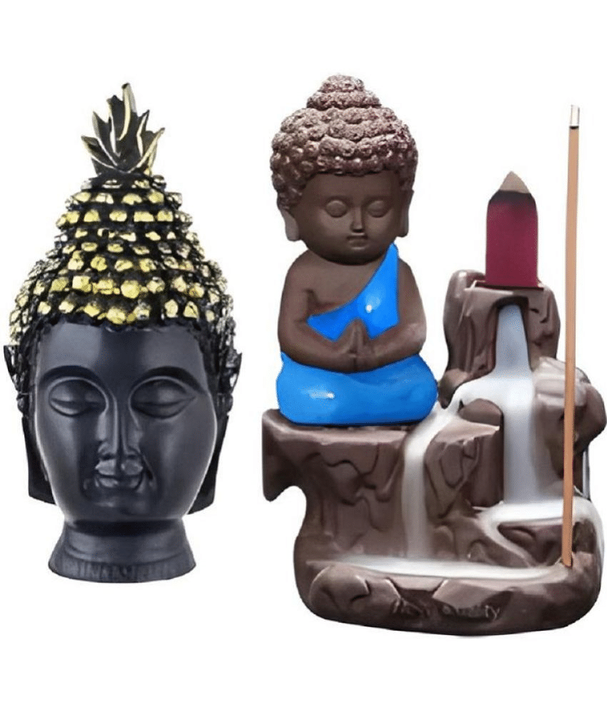 Khushi Enterprises Smoke Backflow Showpiece 13 cm - Pack of 2 Khushi Enterprises Smoke Backflow Showpiece 13 cm - Pack of 2