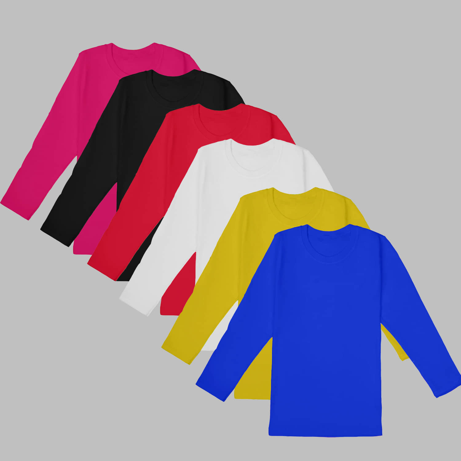 Santee Pack of 6 Girls Cotton Blend T-Shirt ( Multicolor )