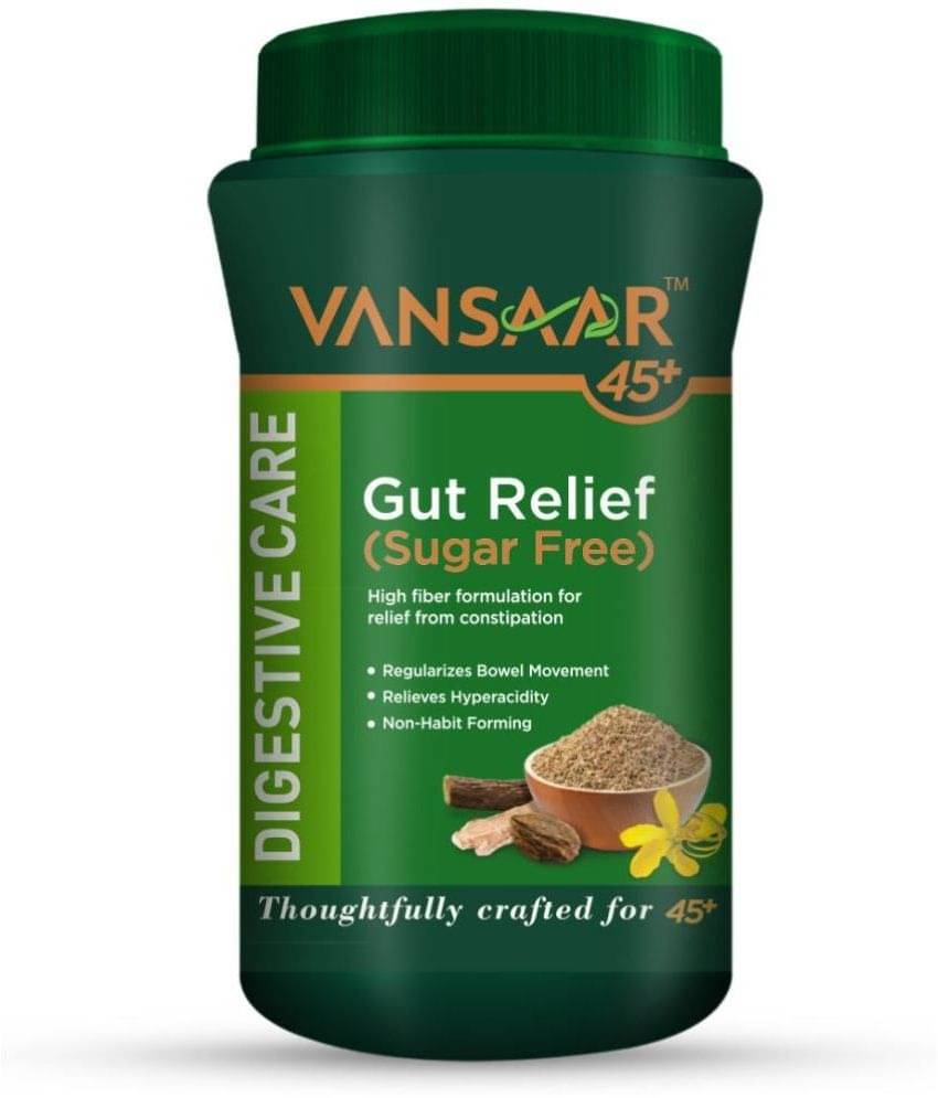     			Vansaar 45+Gut Relief(Sugar Free) 200G, Stomach Cleanser For Constipation &Gas