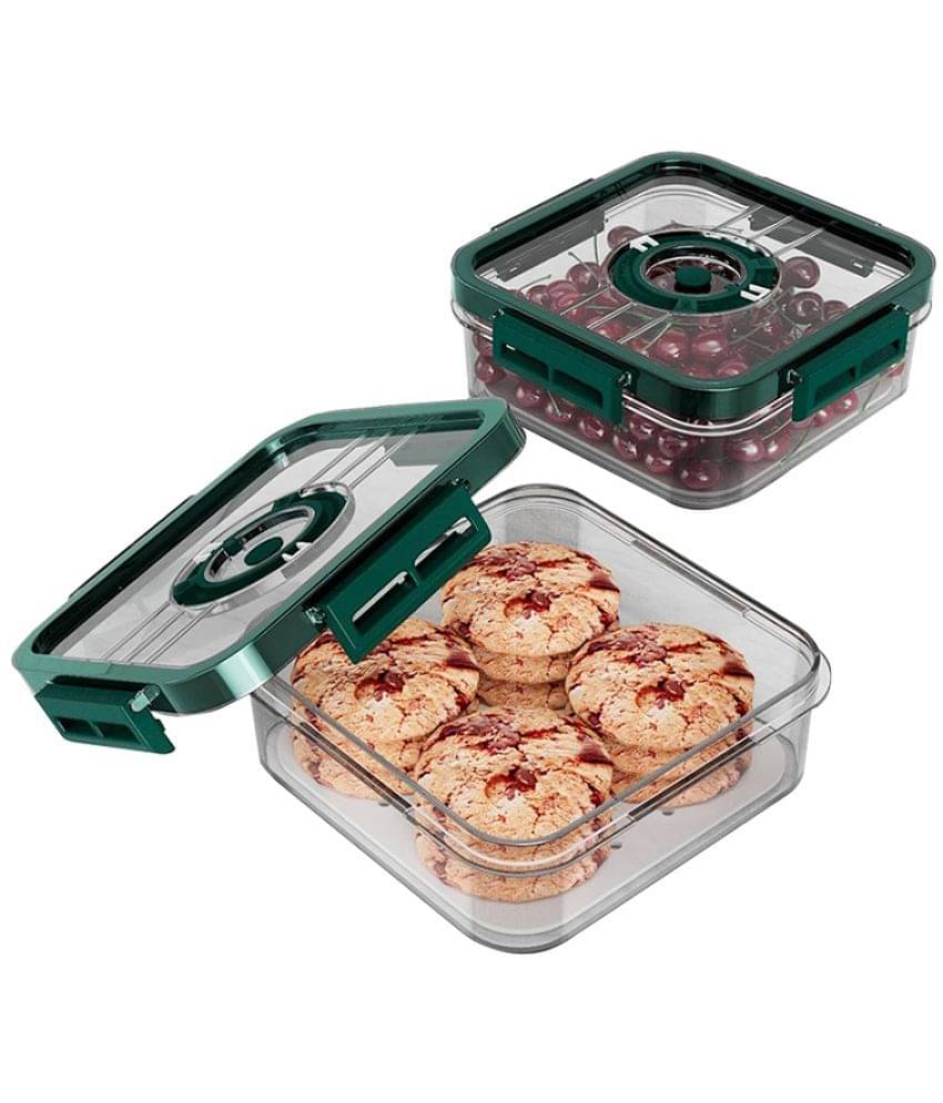 Arni Airtight Container Polycarbonate Multicolor Food Container ( Set of 2 ) Arni Airtight Container Polycarbonate Multicolor Food Container ( Set of 2 )
