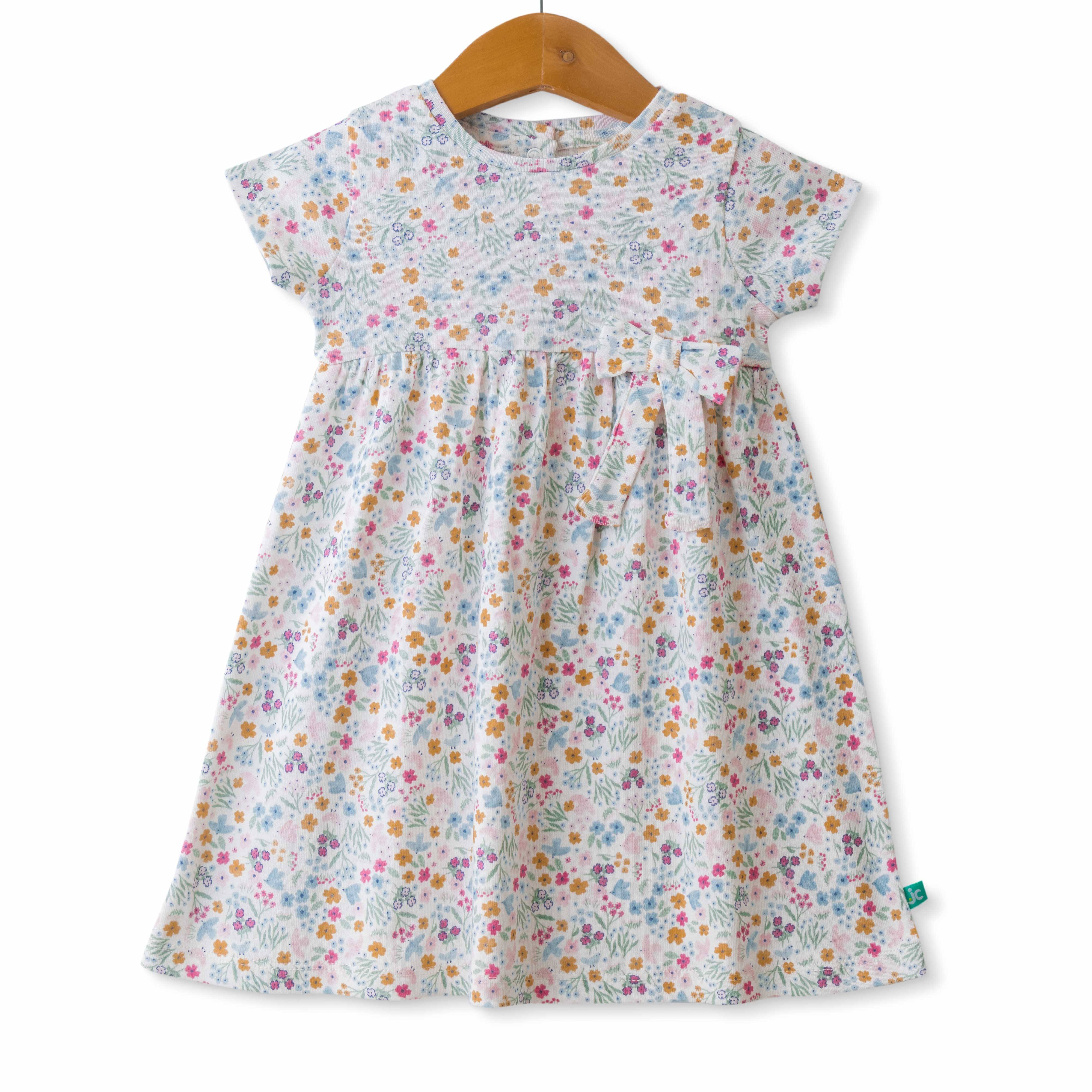     			Juscubs Pack of 1 Baby Girls Cotton Frock ( White )
