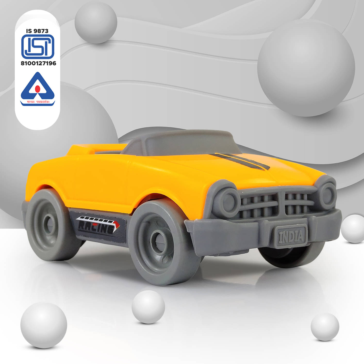    			NHR Dinky Push Car Toy for Kids, Car for Kids, Toy Car, Toy for Kids, Push Car, Pull Car, Manual Pull Car Toy, Dinky Car-Orange
