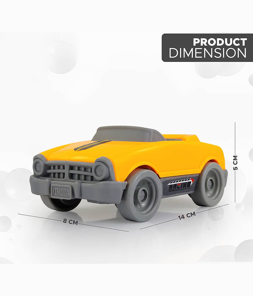 NHR Dinky Push Car Toy for Kids, Car for Kids, Toy Car, Toy for Kids, Push Car, Pull Car, Manual Pull Car Toy, Dinky Car-White