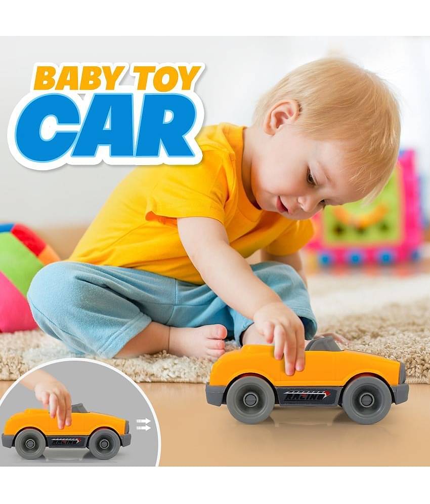 NHR Dinky Push Car Toy for Kids, Car for Kids, Toy Car, Toy for Kids, Push Car, Pull Car, Manual Pull Car Toy, Dinky Car-White