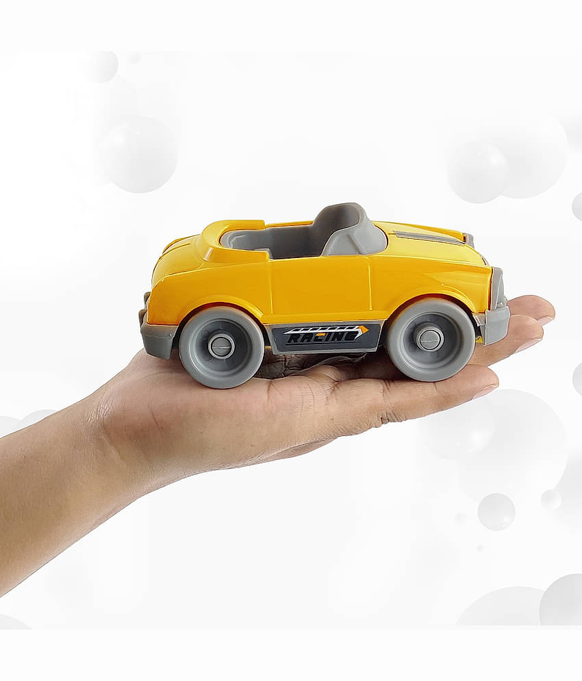NHR Dinky Push Car Toy for Kids, Car for Kids, Toy Car, Toy for Kids, Push Car, Pull Car, Manual Pull Car Toy, Dinky Car-White
