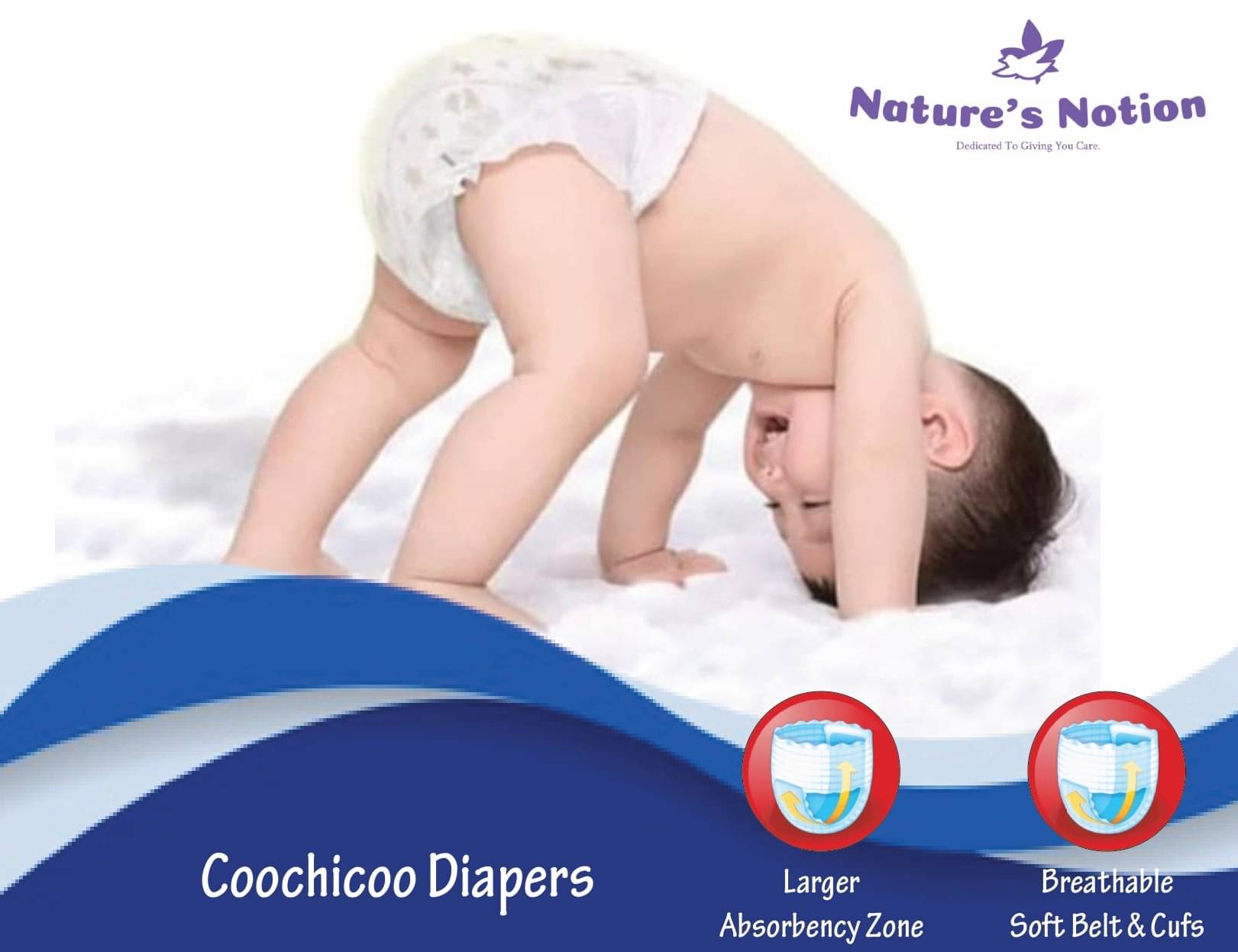     			Nature's Notion L Diaper Pants ( Pack of 30 )