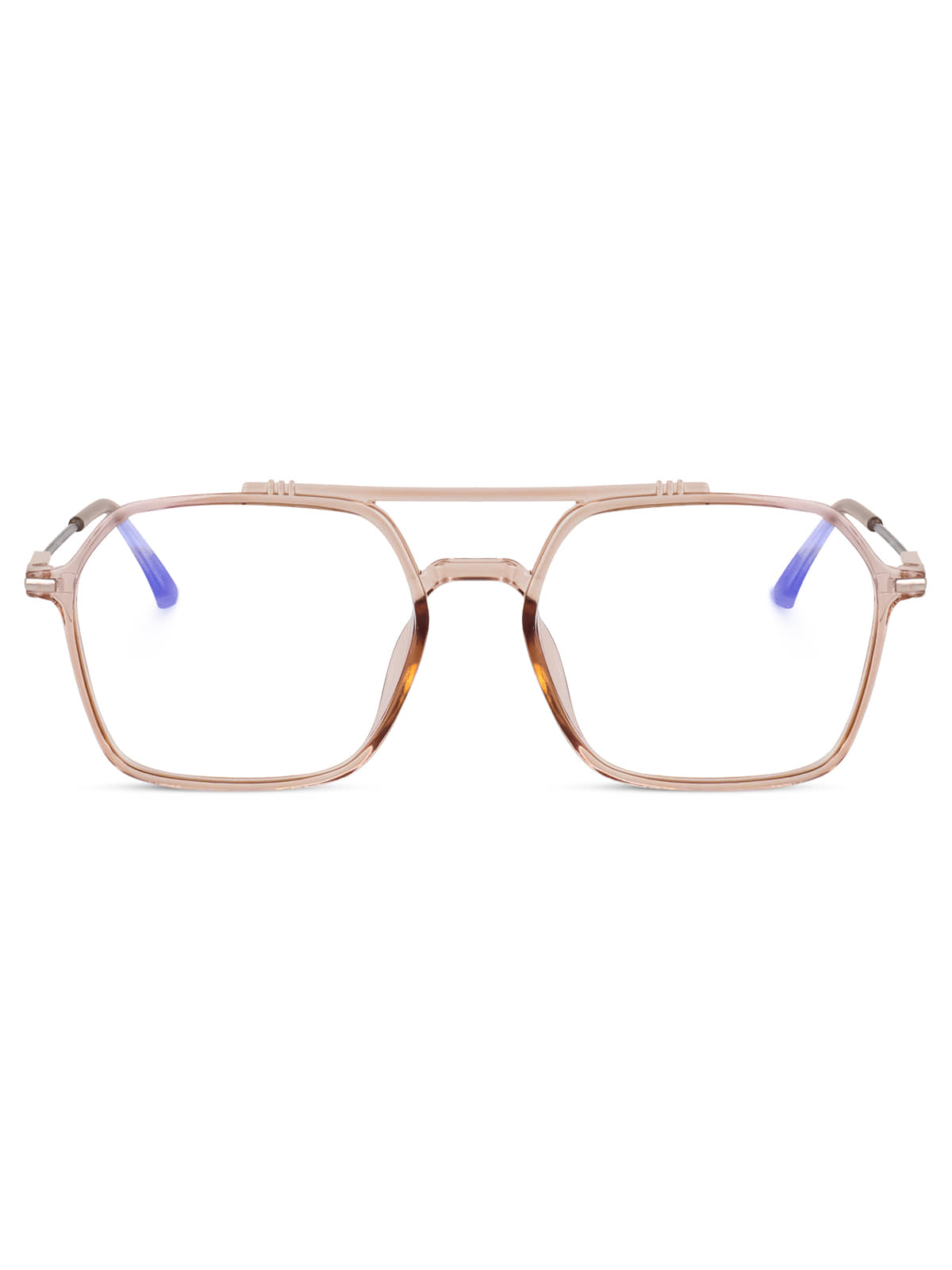 Peter Jones Brown Full Rim Geometric Computer Glasses ( Pack of 1 )