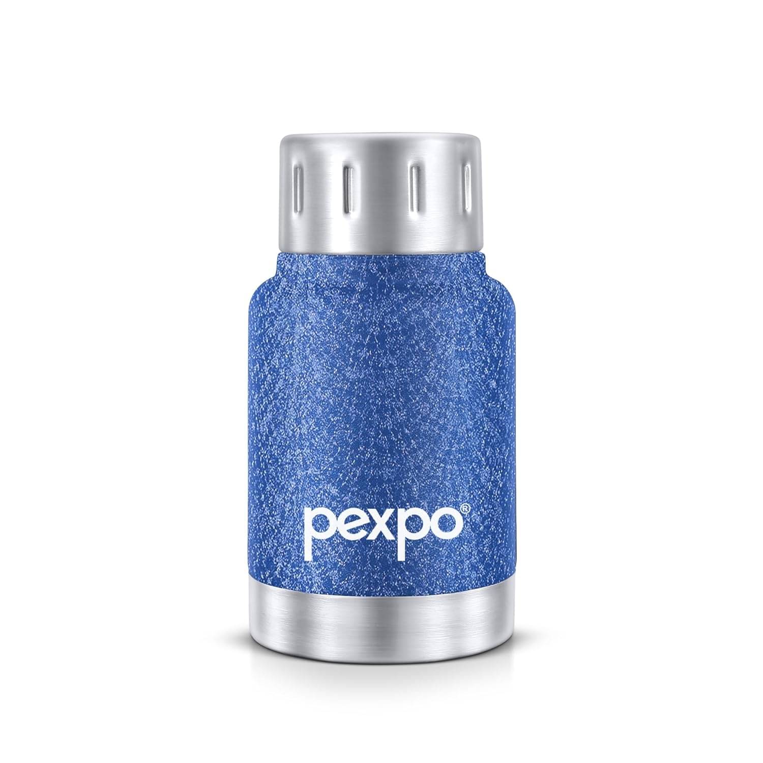     			Pexpo 24Hrs Hot/Cold Blue Thermosteel Flask ( 160 ml )