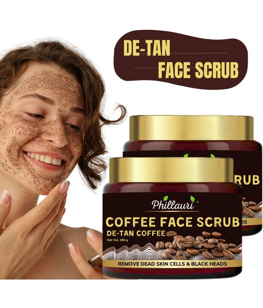 Phillauri Blackhead Removal Facial Scrub For Men & Women ( Pack of 2 )