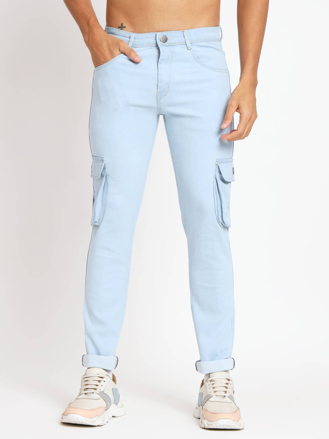 RAGZO Regular Fit Basic Men's Jeans - Light Blue ( Pack of 1 ) RAGZO Regular Fit Basic Men's Jeans - Light Blue ( Pack of 1 )