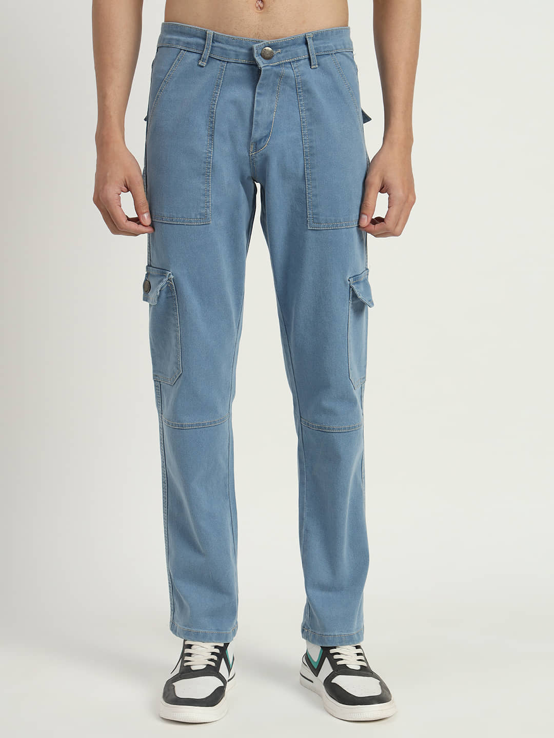 RAGZO Regular Fit Basic Men's Jeans - Blue ( Pack of 1 ) - Jeans | Buy online on ZillyBuy