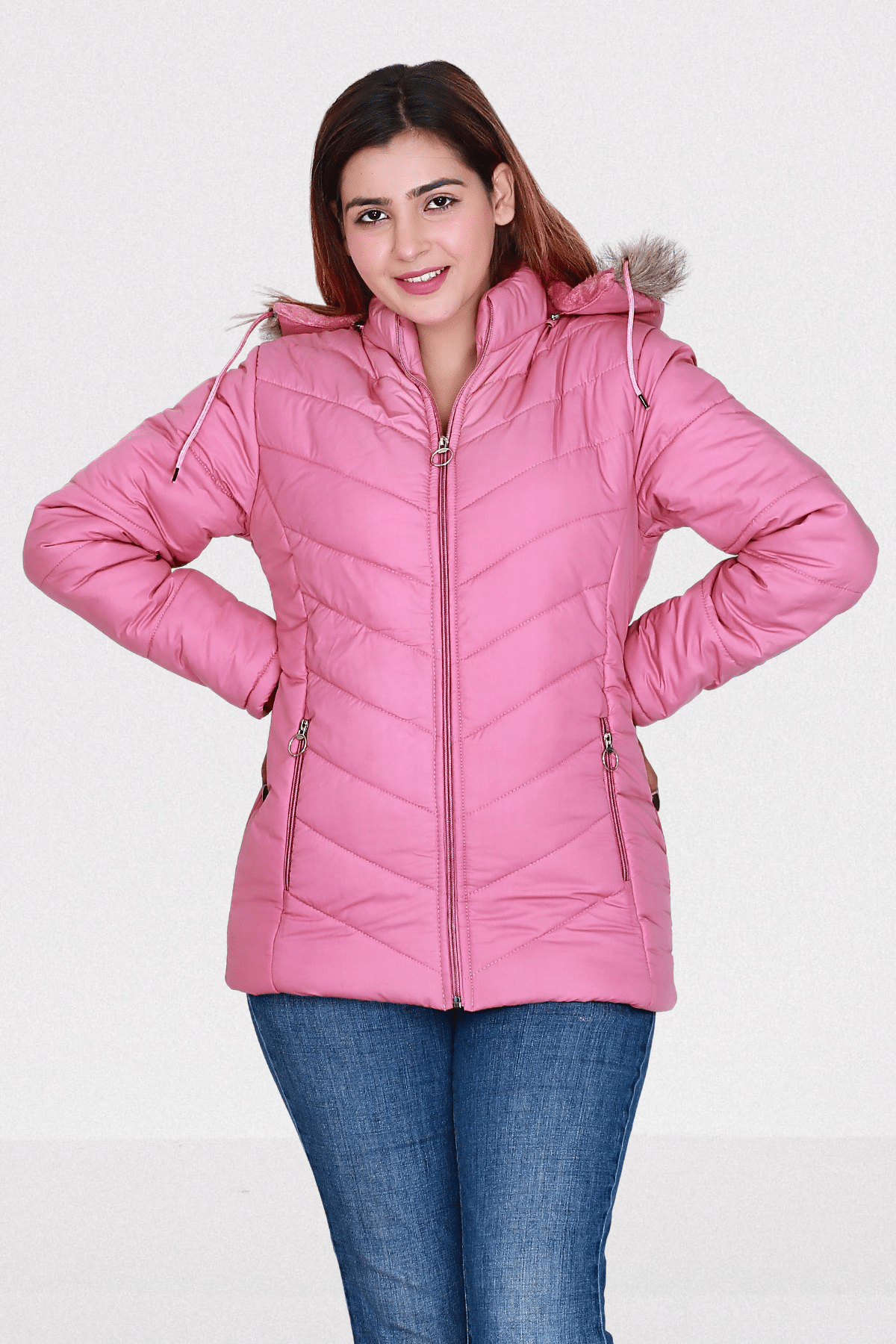 SCOLLER - Nylon Pink Parka Jackets SCOLLER - Nylon Pink Parka Jackets