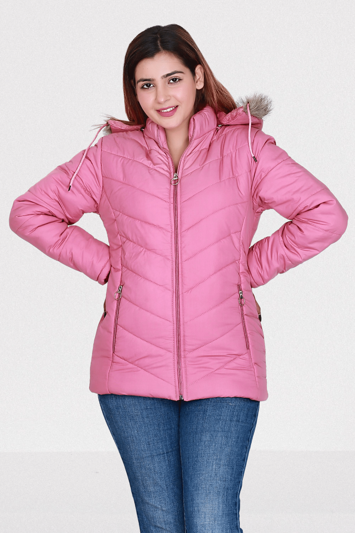 SCOLLER - Nylon Pink Parka Jackets - Jackets & Coats | Buy online on ZillyBuy