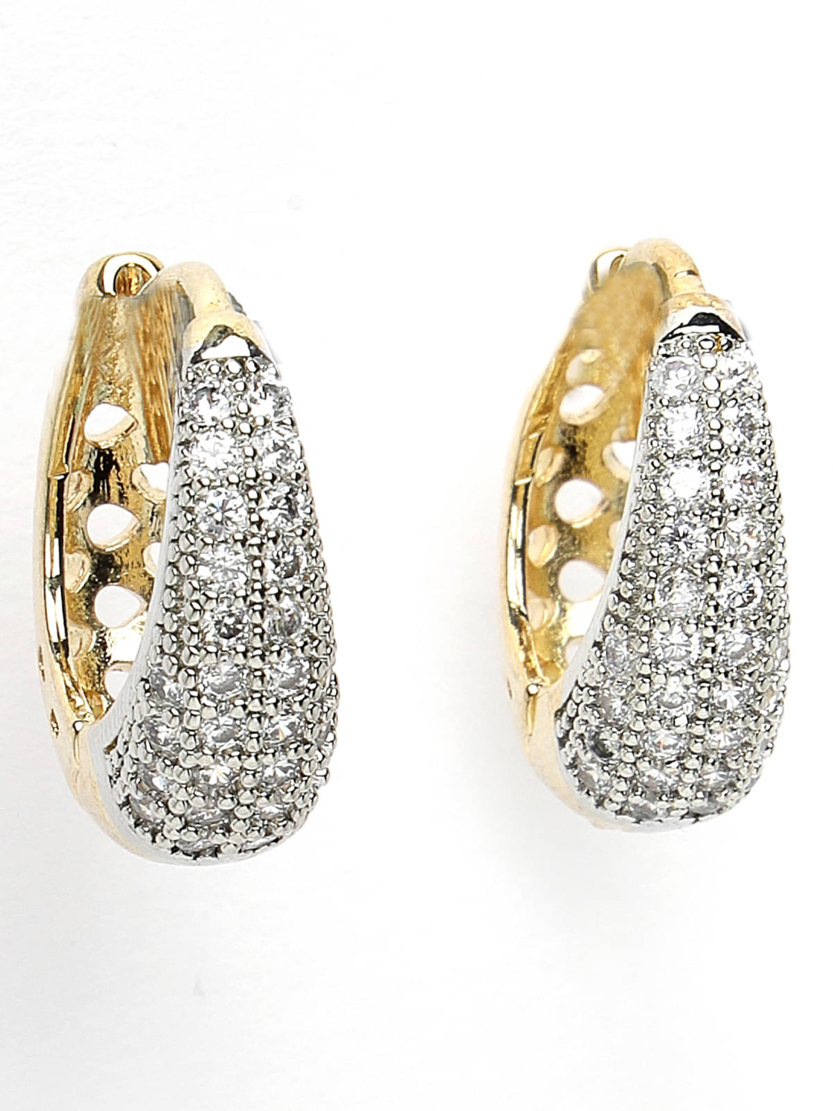    			Scintillare by Sukkhi Gold Hoops Earrings ( Pack of 1 )