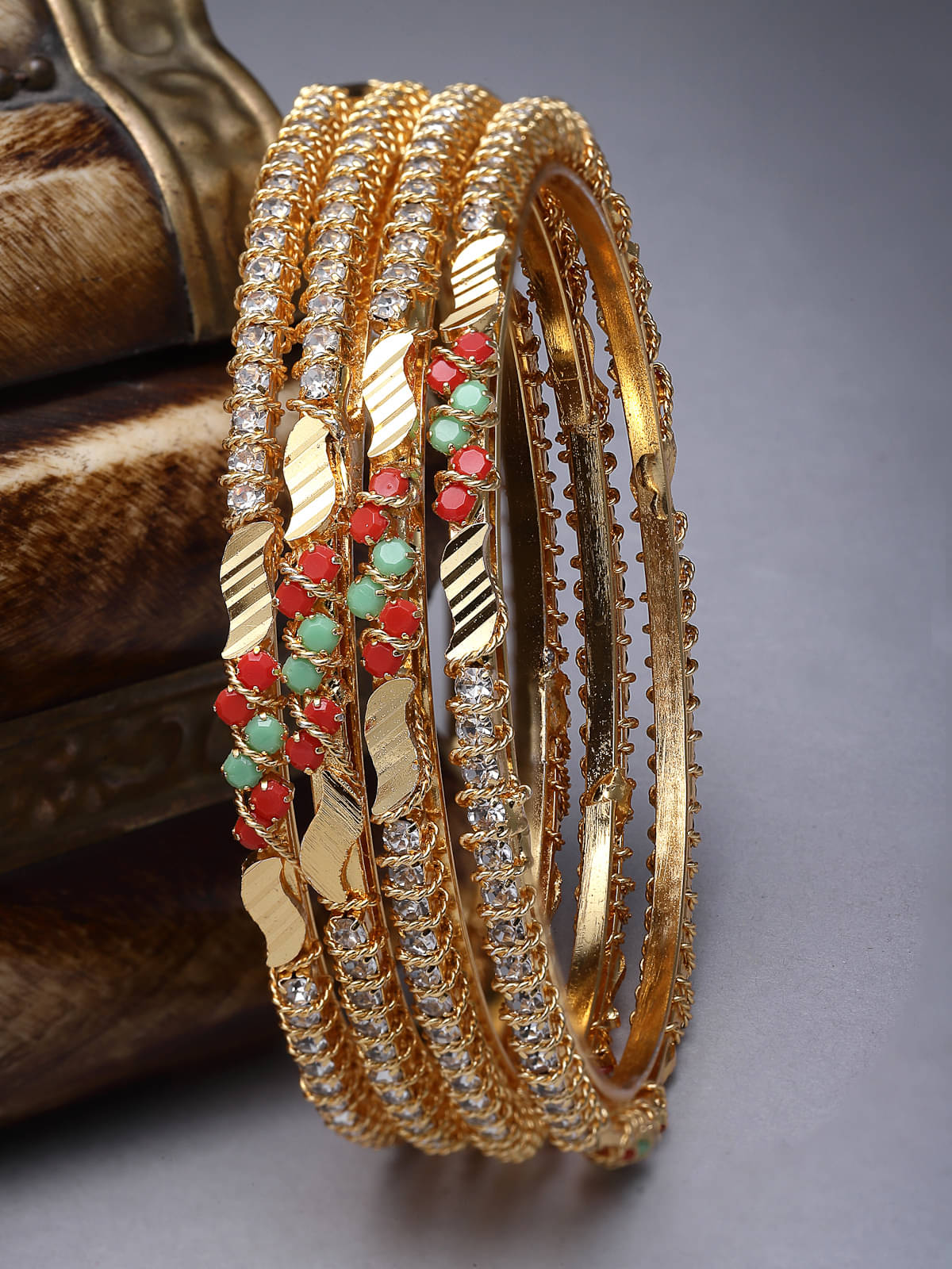 Sukkhi Multicolor Bangle Set ( Pack of 4 ) Sukkhi Multicolor Bangle Set ( Pack of 4 )