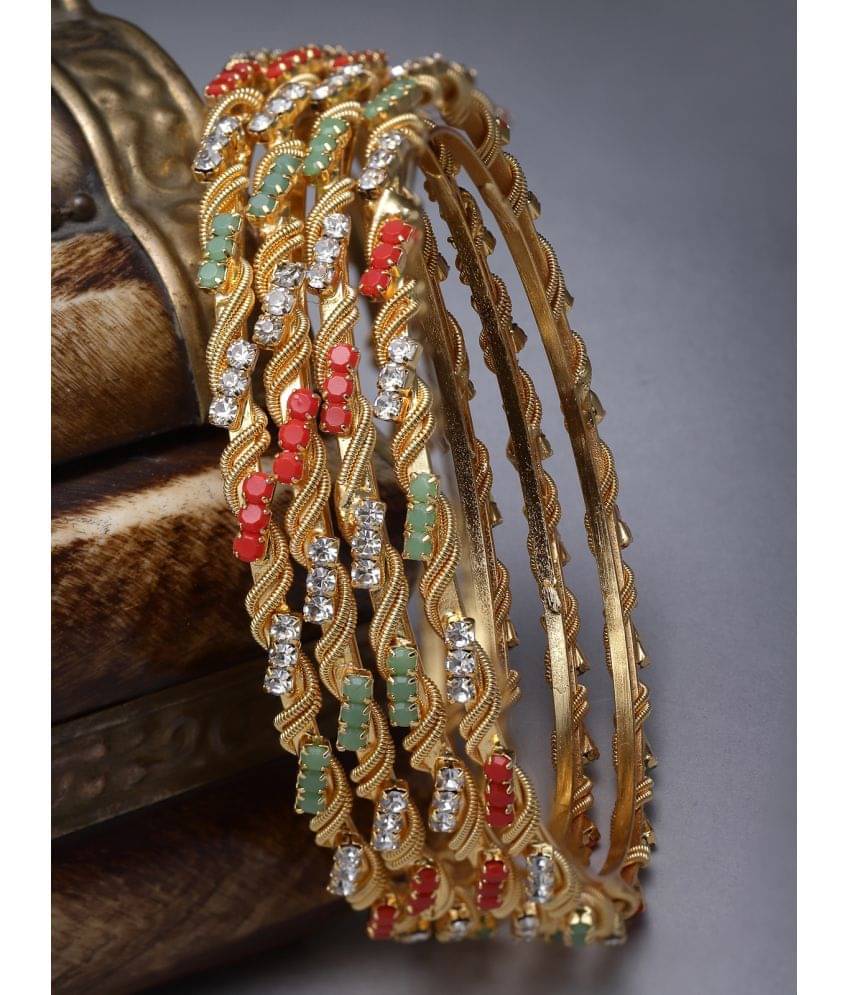 Sukkhi Multicolor Bangle Set ( Pack of 4 ) Sukkhi Multicolor Bangle Set ( Pack of 4 )