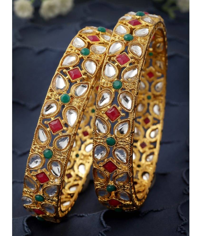     			Sukkhi Multicolor Bangle Set ( Pack of 2 )