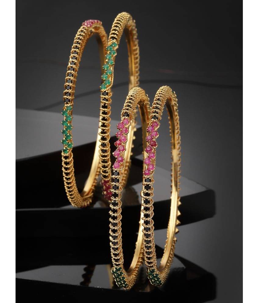 Sukkhi Red Bangle Set ( Pack of 4 ) Sukkhi Red Bangle Set ( Pack of 4 )