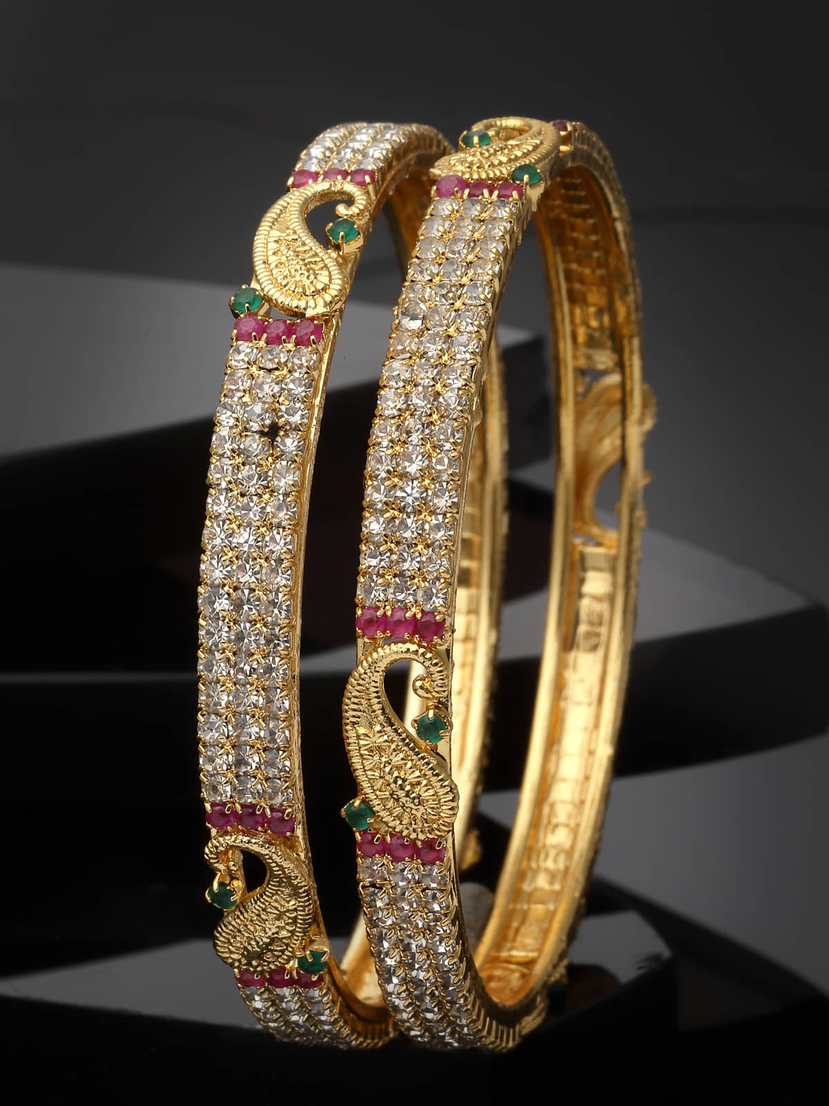Sukkhi White Bangle Set ( Pack of 2 )