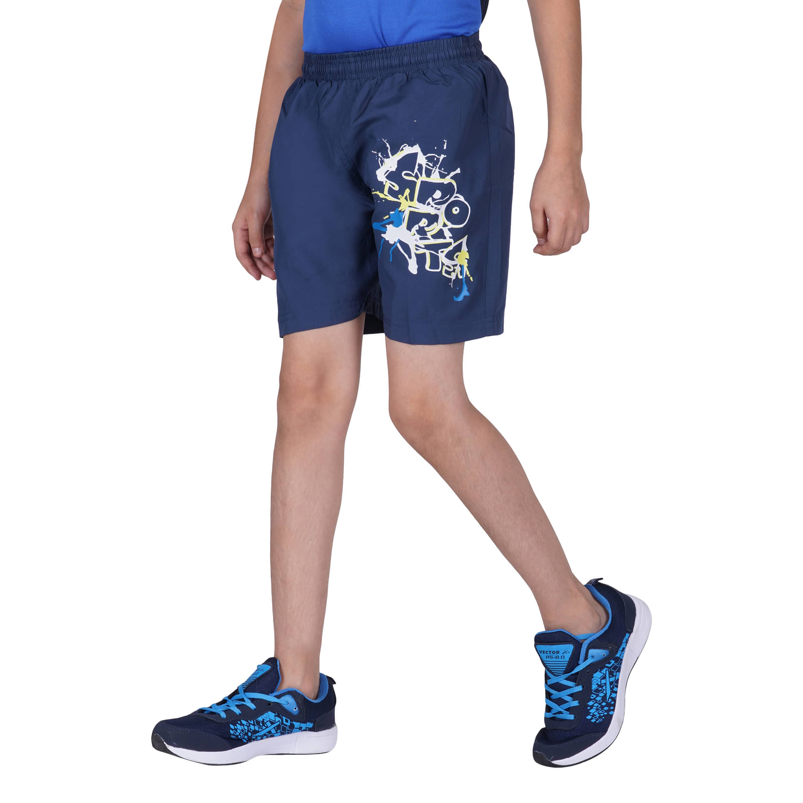     			Vector X Pack of 1 Polyester Shorts For Boys ( Navy )
