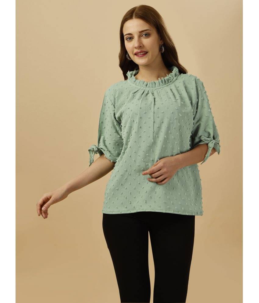 gufrina Women's Polyester Regular Top ( Green ) gufrina Women's Polyester Regular Top ( Green )