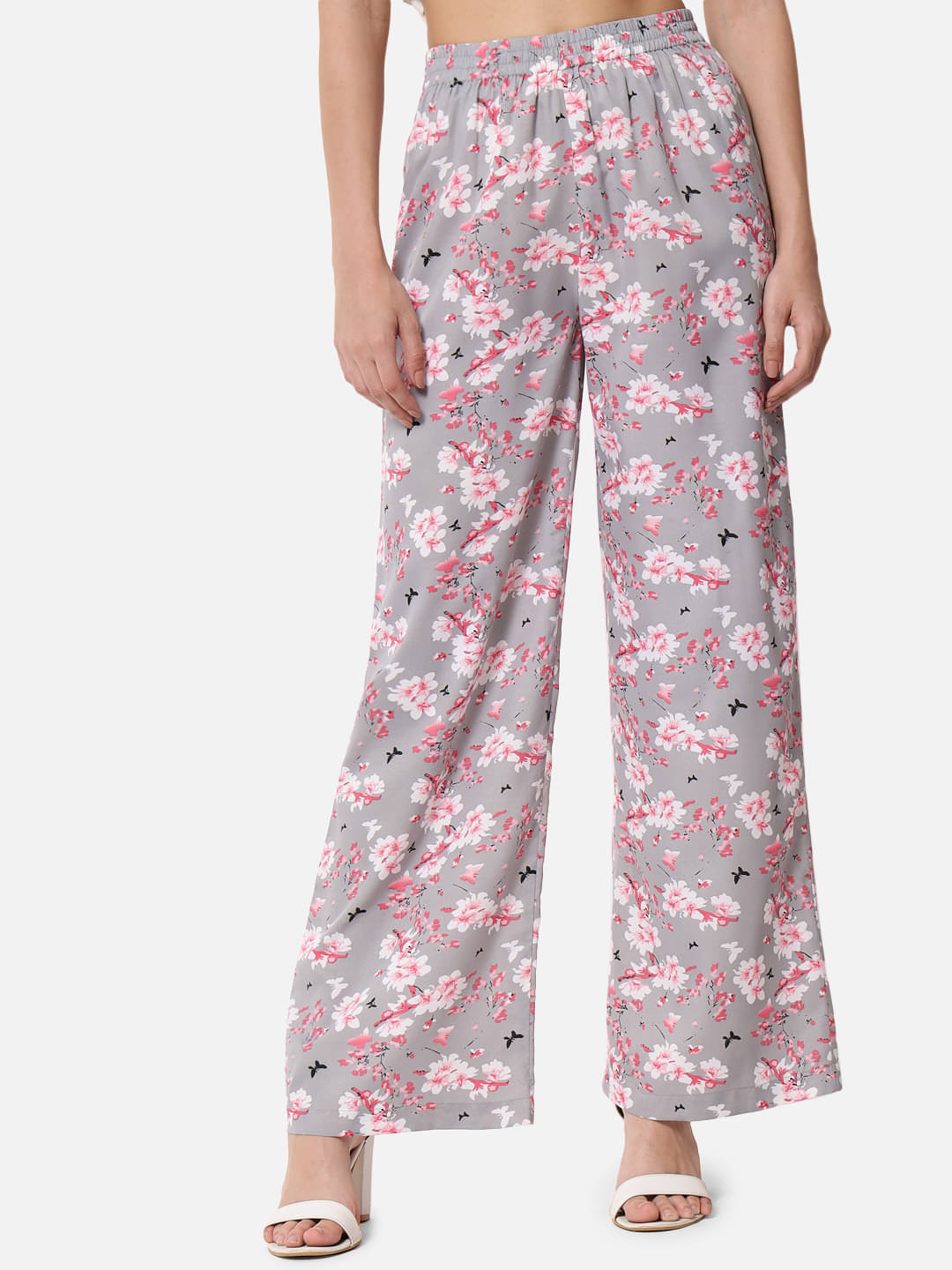     			ALL WAYS YOU Multicolor Crepe Straight Women's Palazzos ( Pack of 1 )