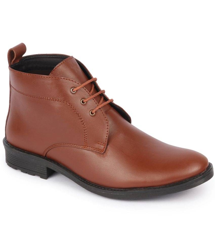     			Fausto Tan Men's Chukka Boots