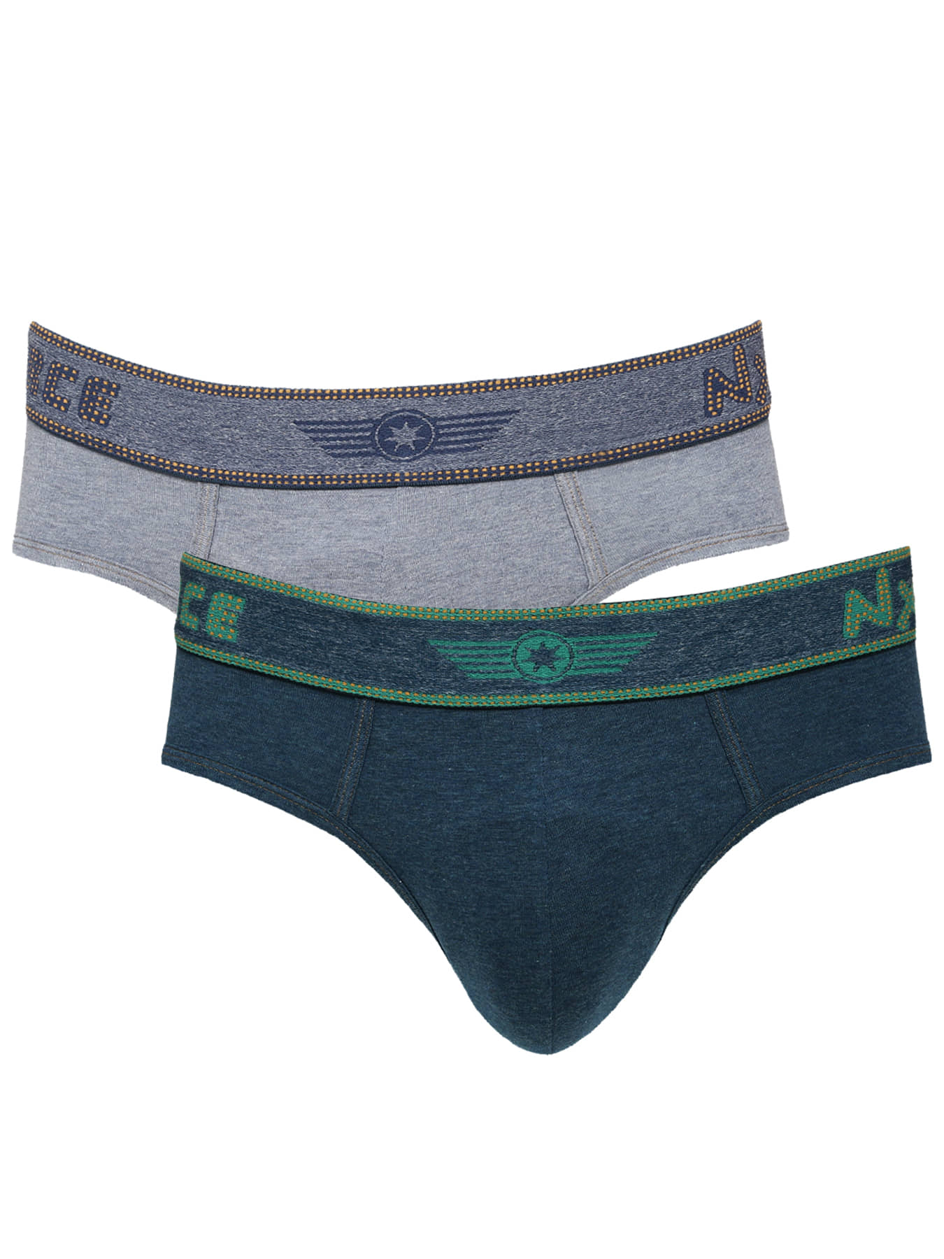 Force NXT Pack of 2 Cotton Briefs For Men's ( Multicolor )