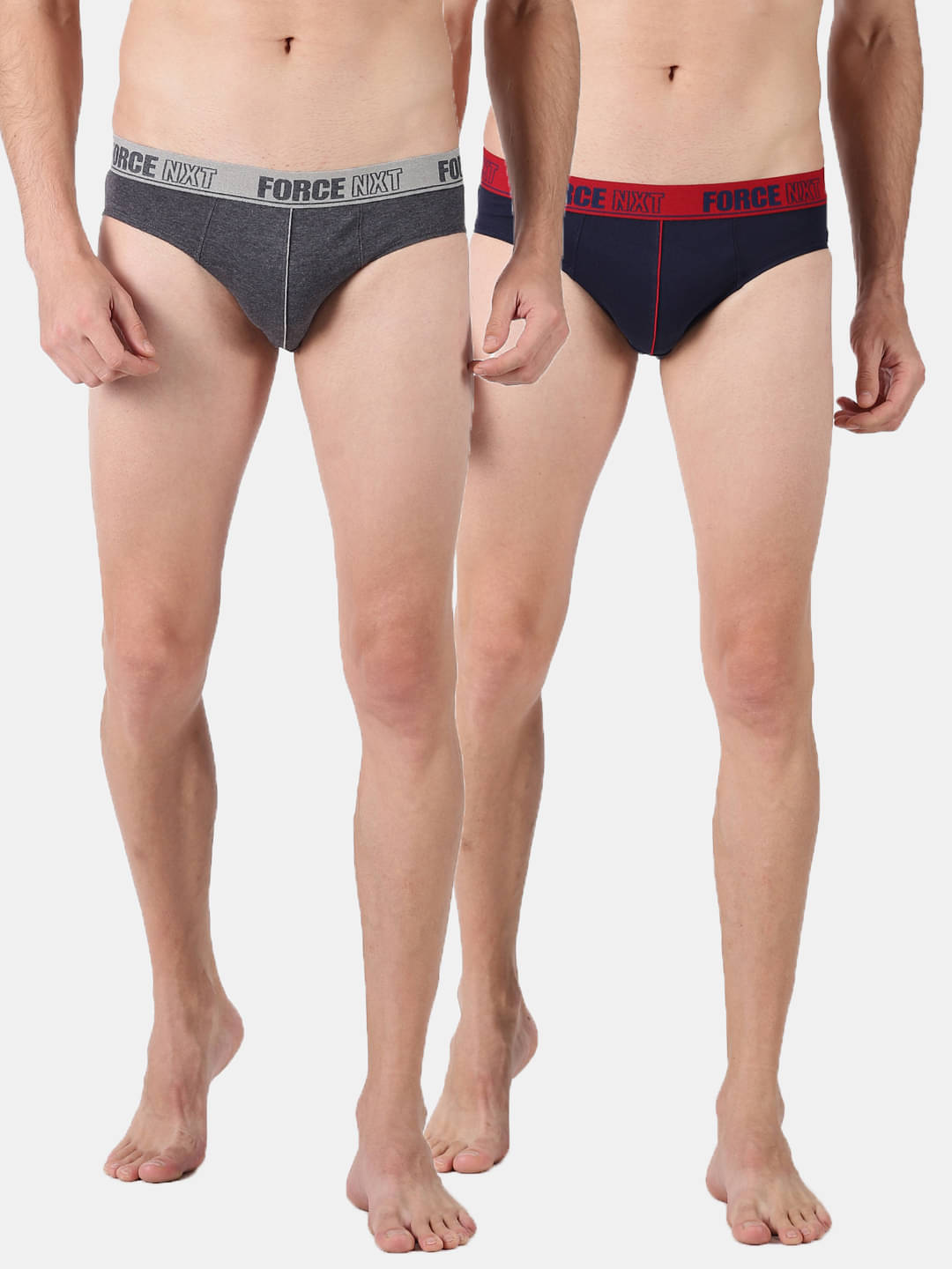     			Force NXT Pack of 2 Cotton Briefs For Men's ( Multicolor )