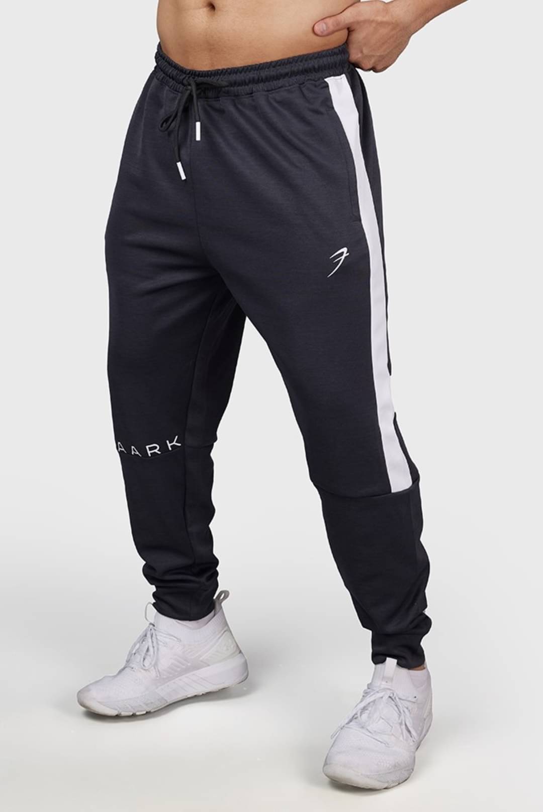 Fuaark Dark Grey Polyester Men's Sports Joggers ( Pack of 1 ) Fuaark Dark Grey Polyester Men's Sports Joggers ( Pack of 1 )