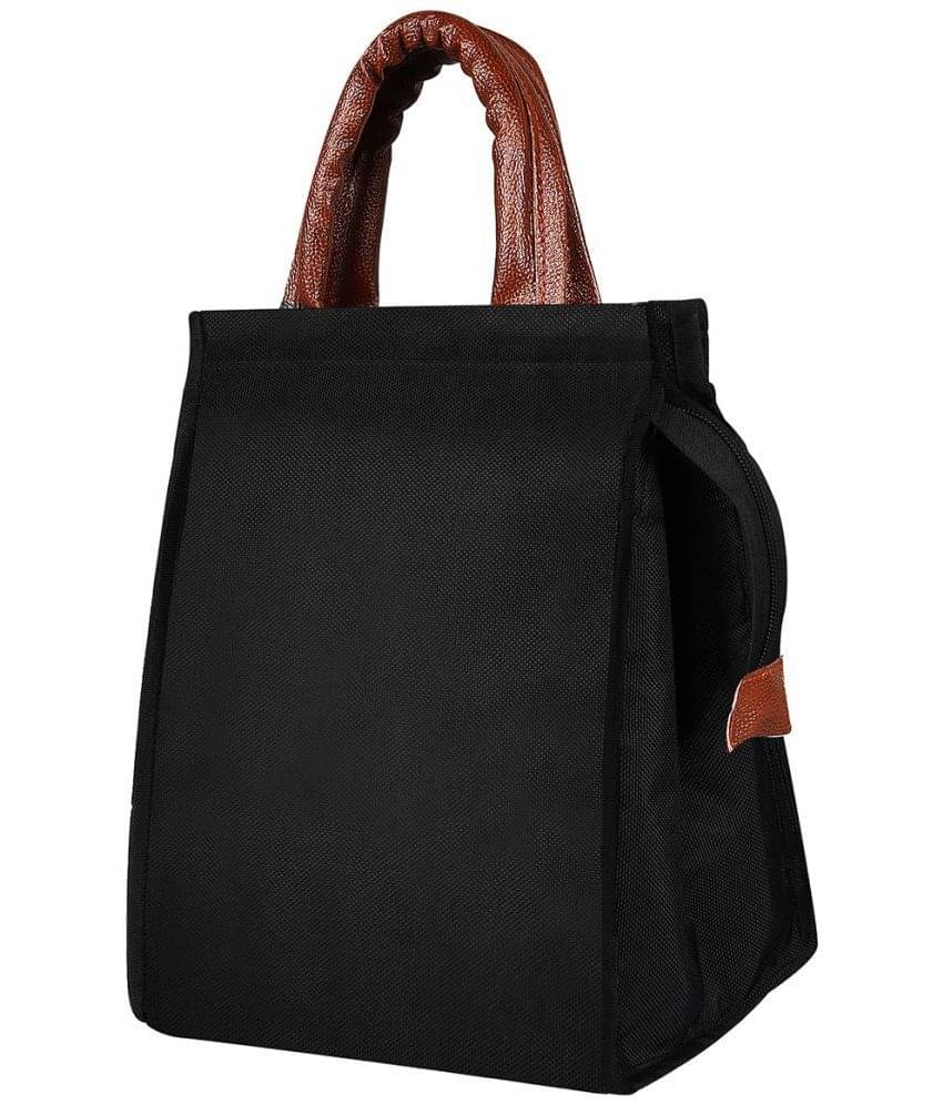     			GEEO Black Lunch Bags ( 1 Pc )